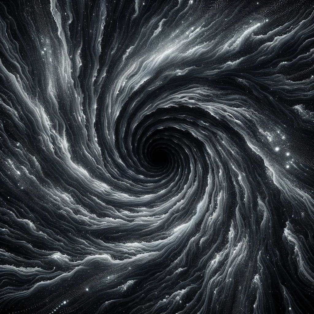 a representation of anxiety, digital art, infinity